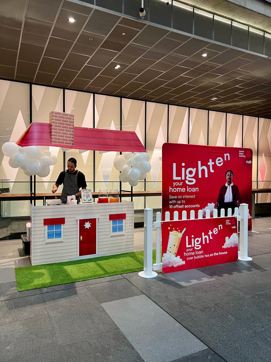 Case Study: NAB | Bubble Tea Bar for a Corporate Product Launch
